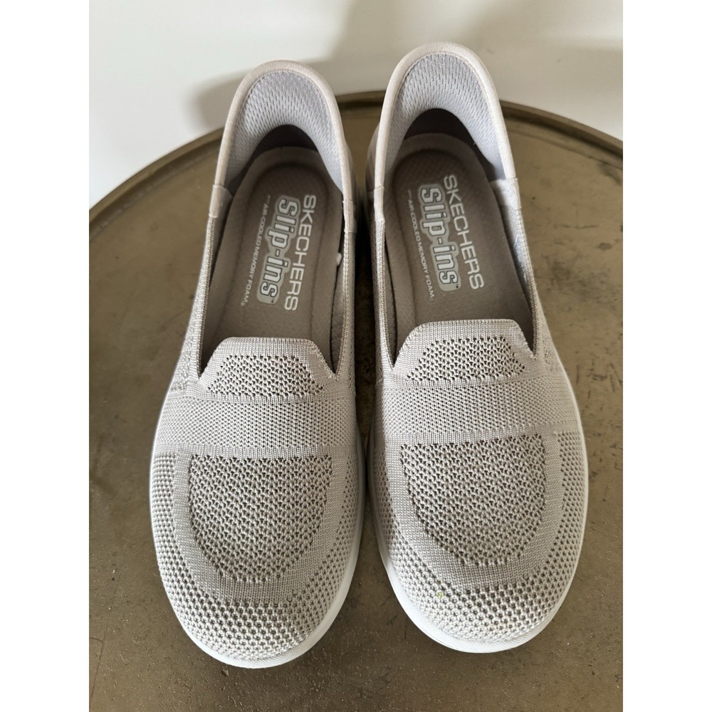 Skechers Slip-ins Women's Size 6.5 Neutral Tan Comfortable Comfort Memory Foam